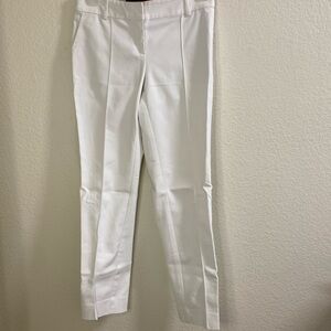 St‎ John Jennifer White Pants Rise 7 Inseam 26
